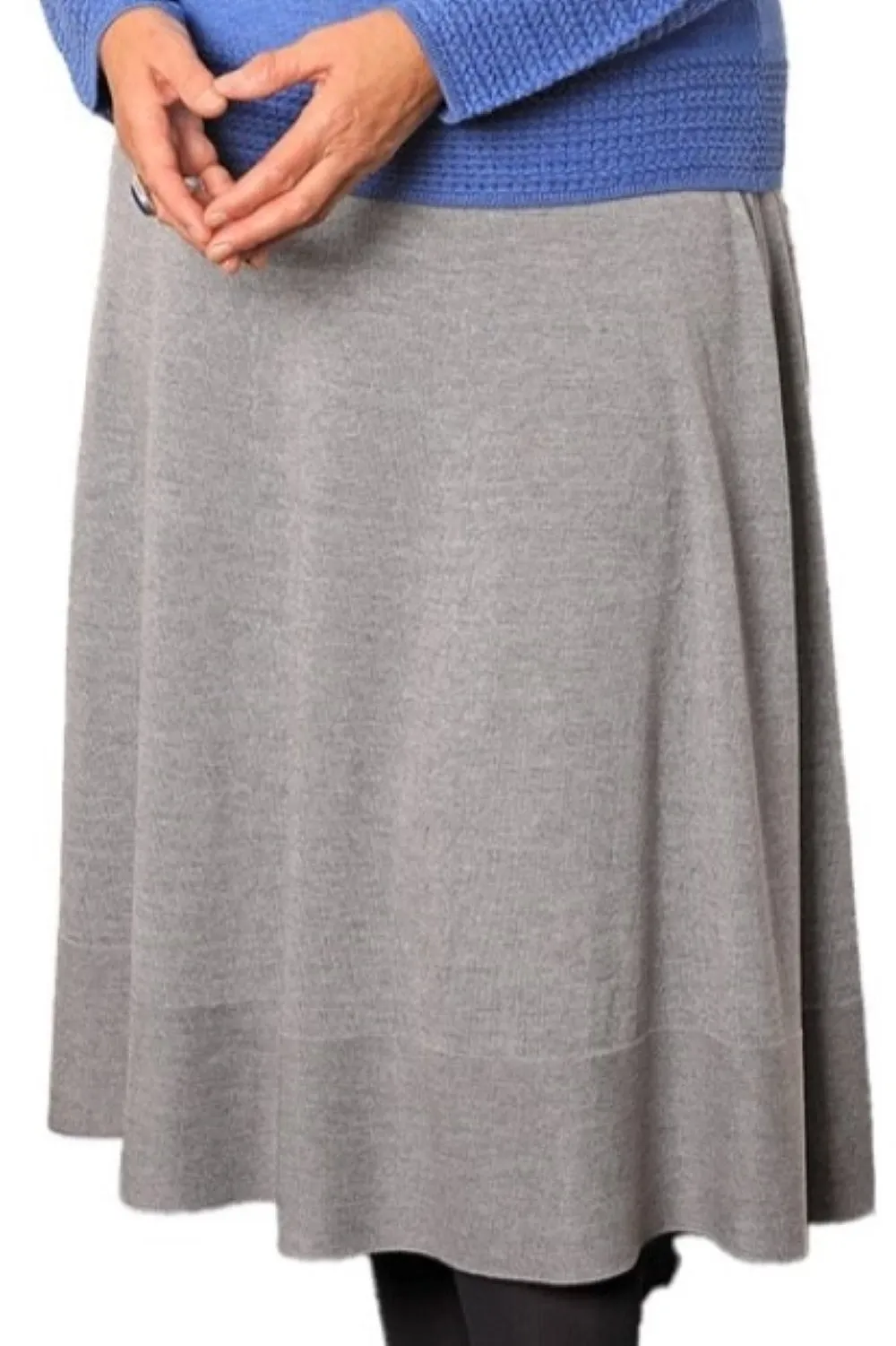 100% Extra Fine Merino Flared Skirt - The Lisa