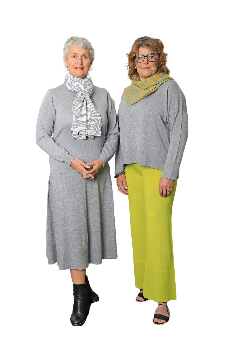 100% Extra Fine Merino Flared Skirt - The Lisa