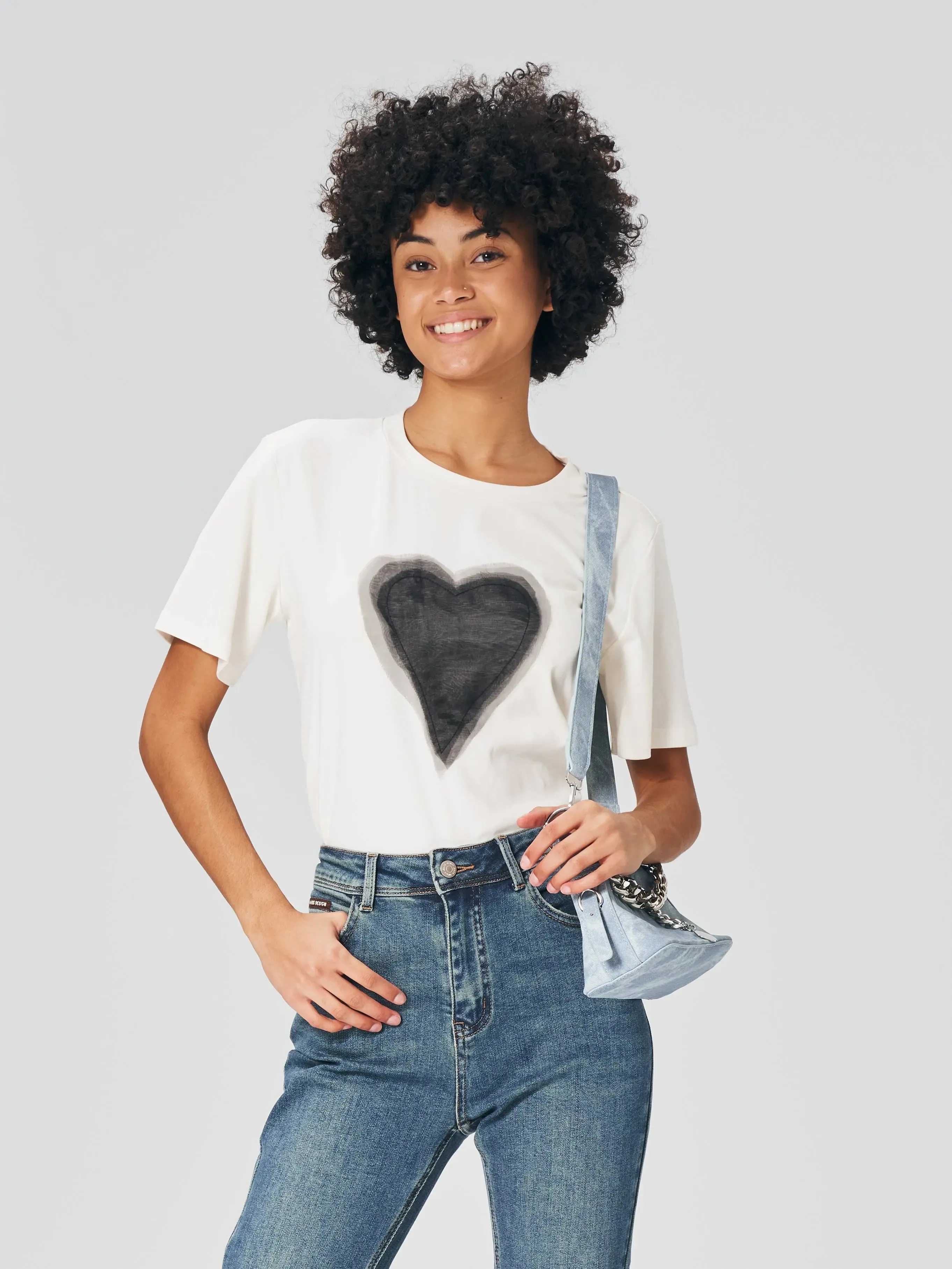 25882 Tulle Heart T-Shirt