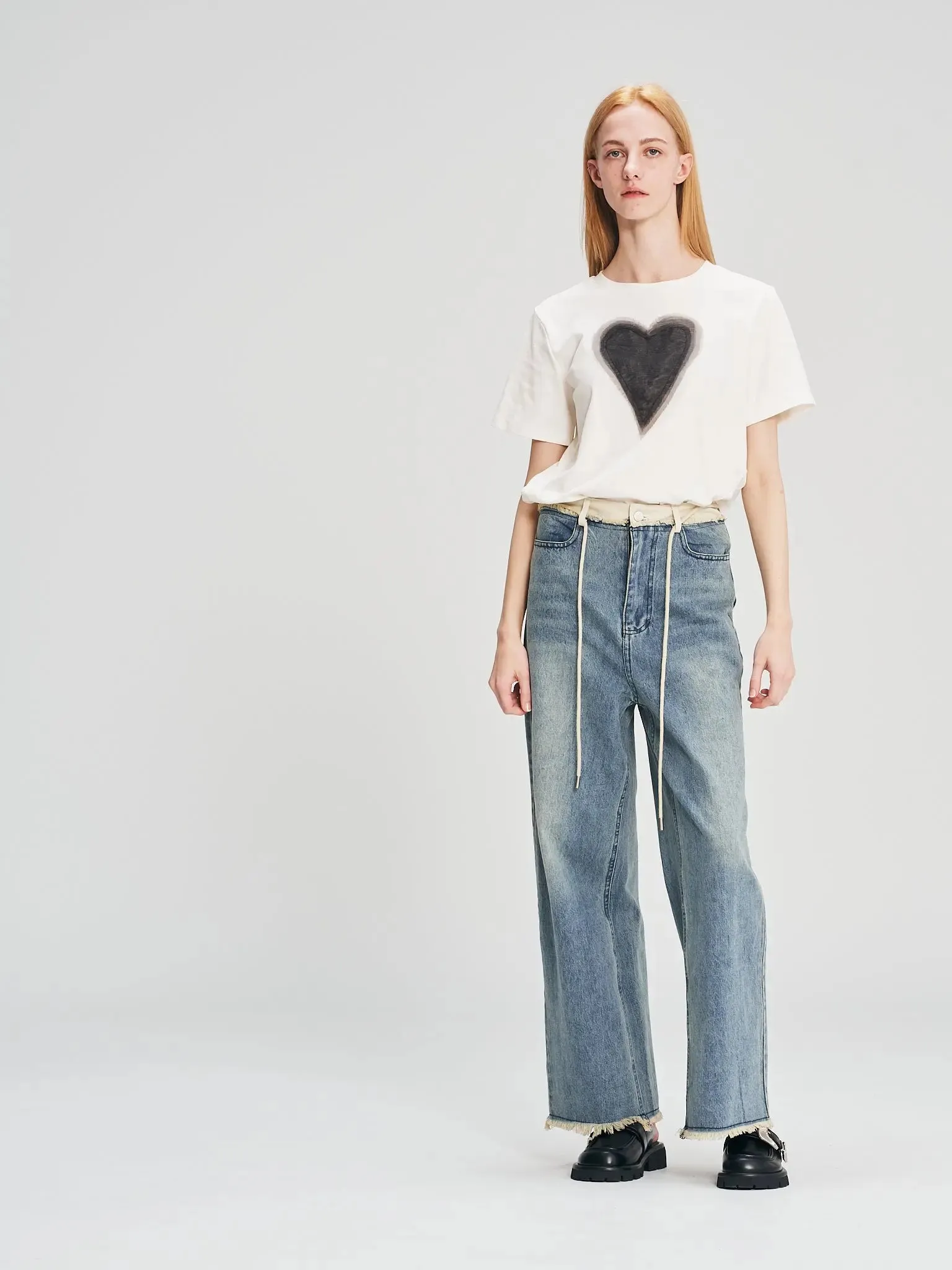 25882 Tulle Heart T-Shirt