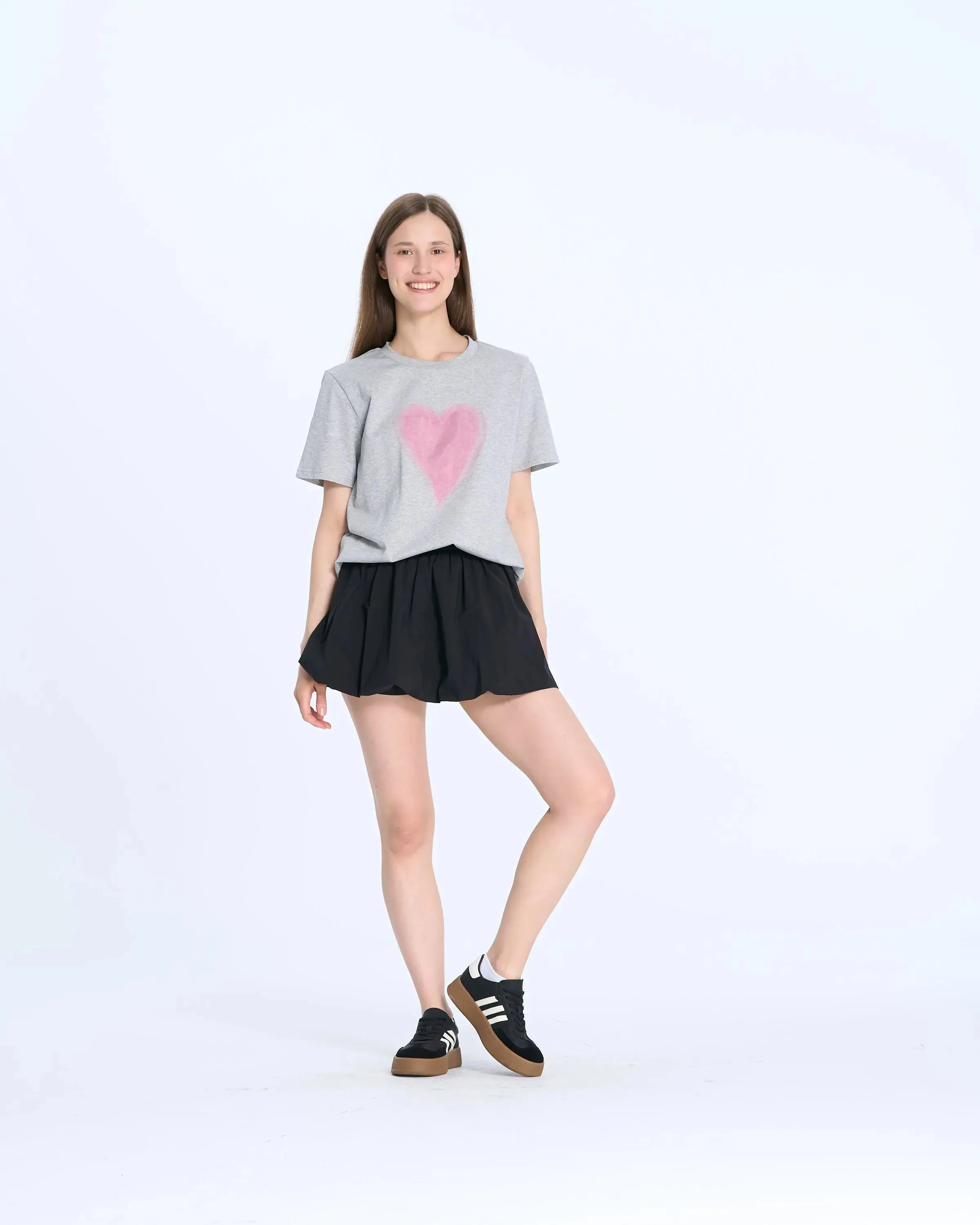 25882 Tulle Heart T-Shirt