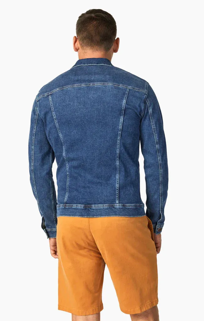 34 Heritage - Travis Organic Jacket - Mid Blue