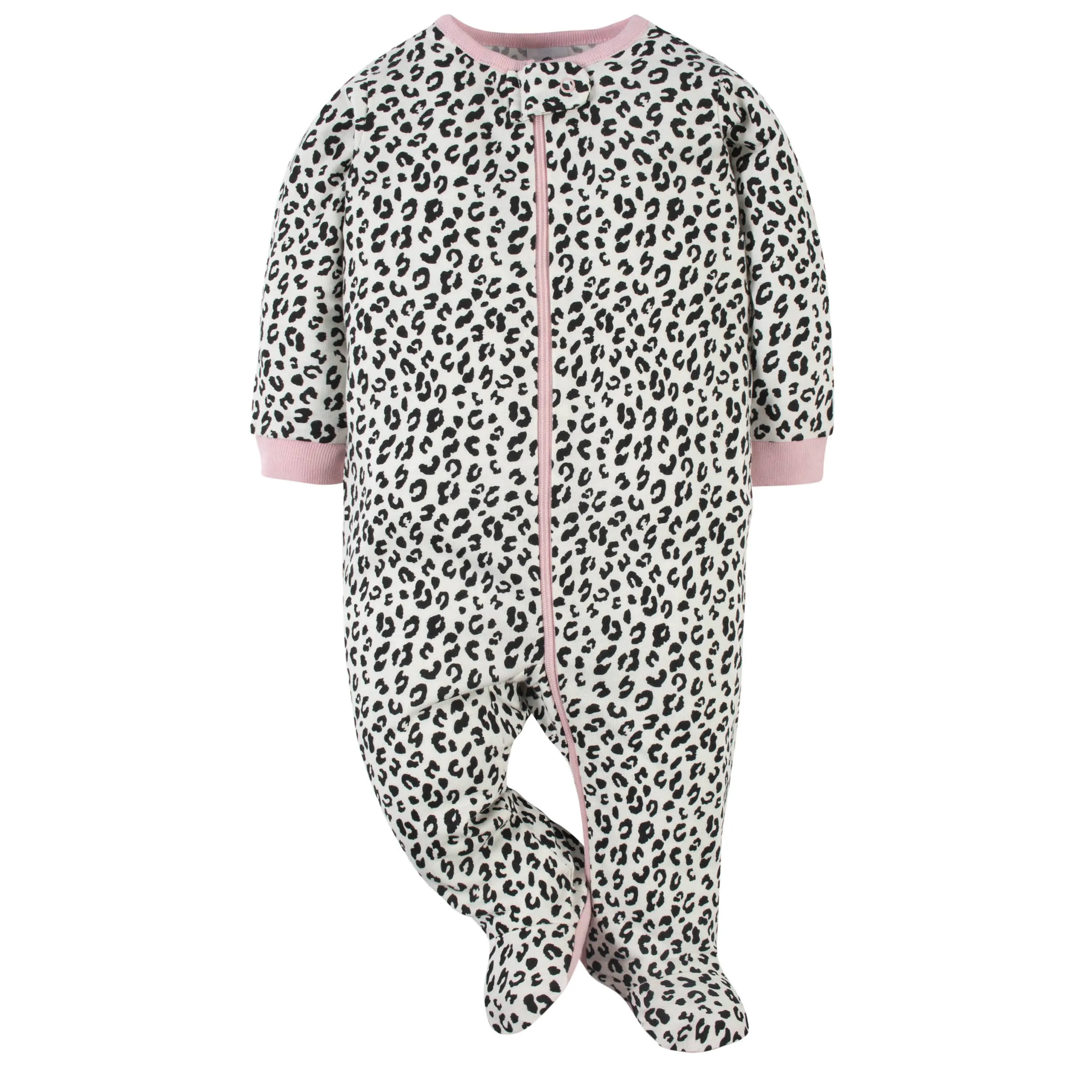 6-Piece Baby Girls Leopard Onesies® Bodysuit and Sleep 'N Play Set