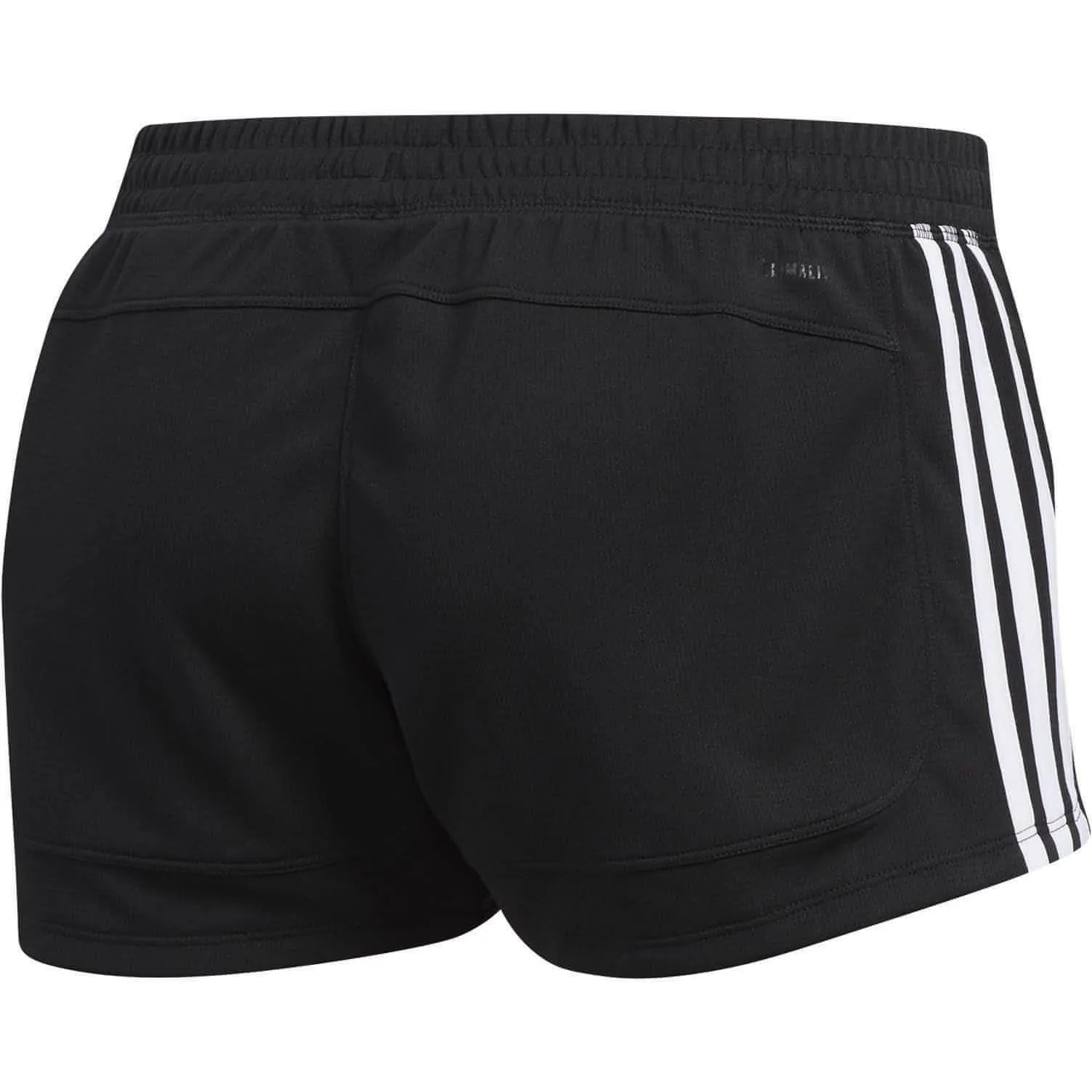 adidas Pacer 3 Stripes Knit Womens Training Shorts - Black