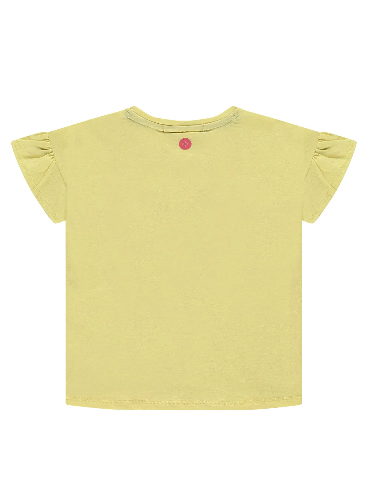 Babyface-Girls cotton T-shirt-BBE24108608-Yellow