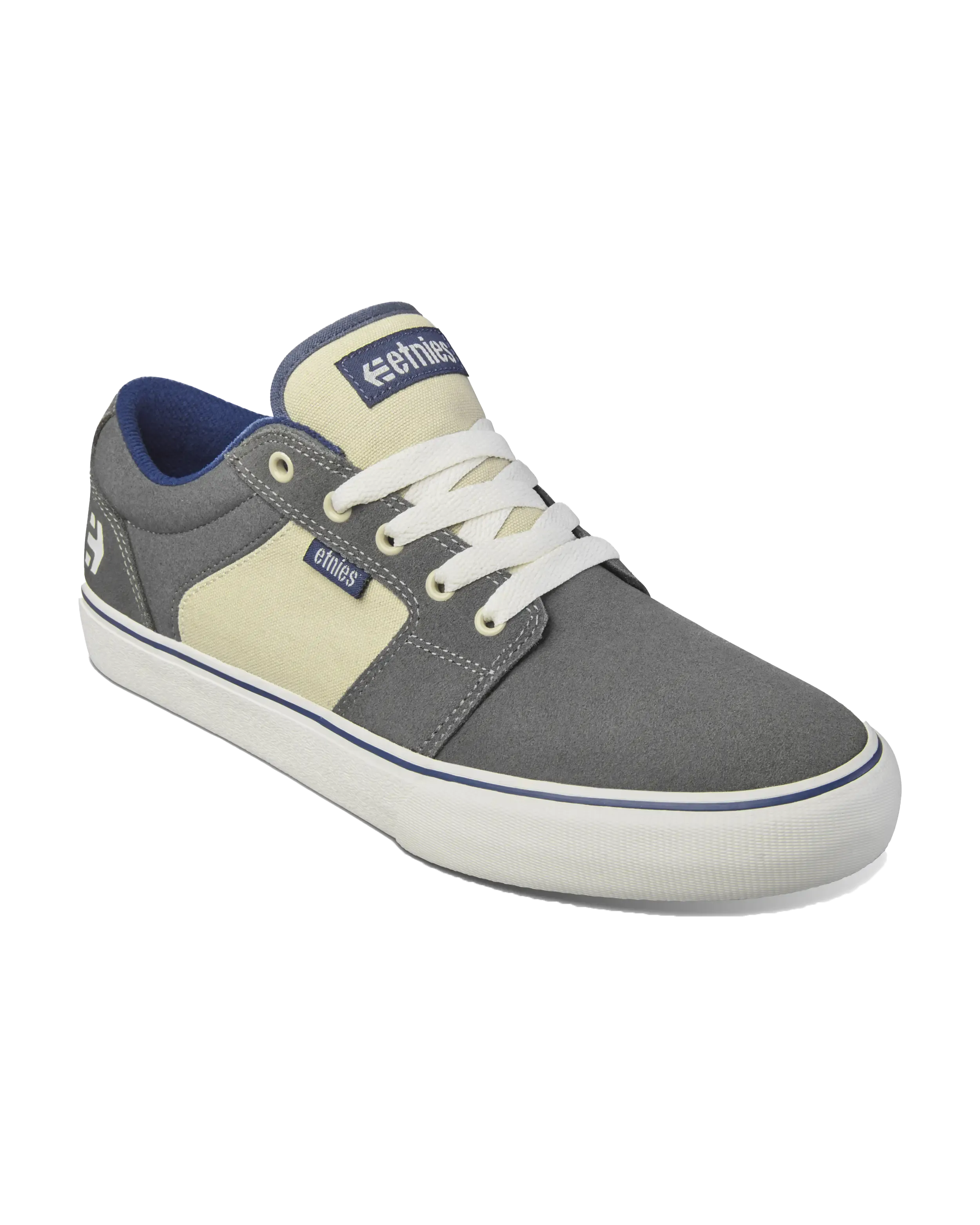 Barge LS Shoes in Grey & Navy