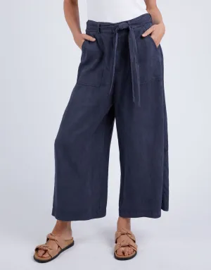 Bliss Washed Pant - Washed Navy