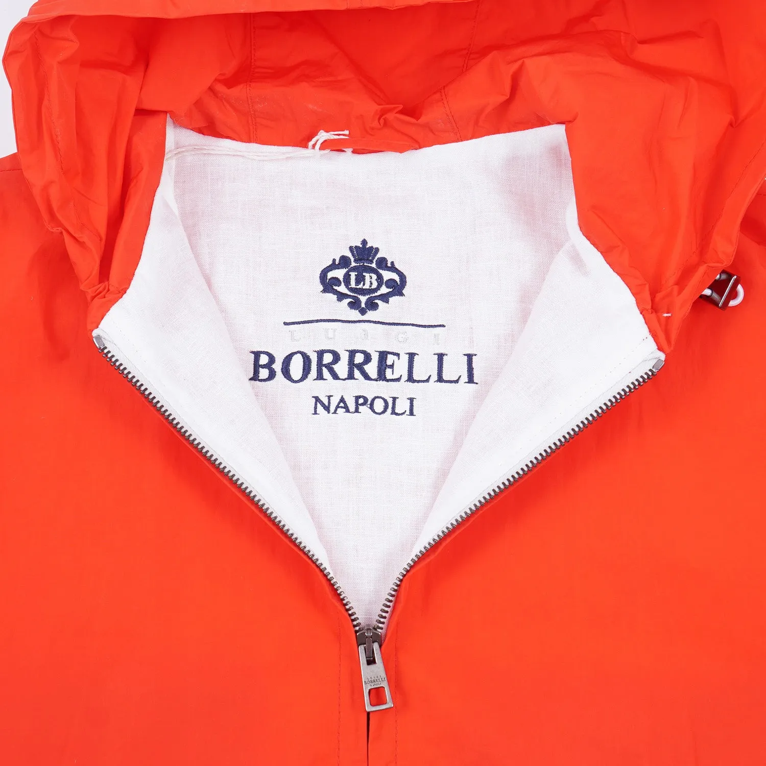 Borrelli Lightweight Hooded Windbreaker