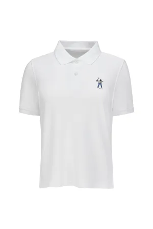 Bright White Women's Classic Pique Polo