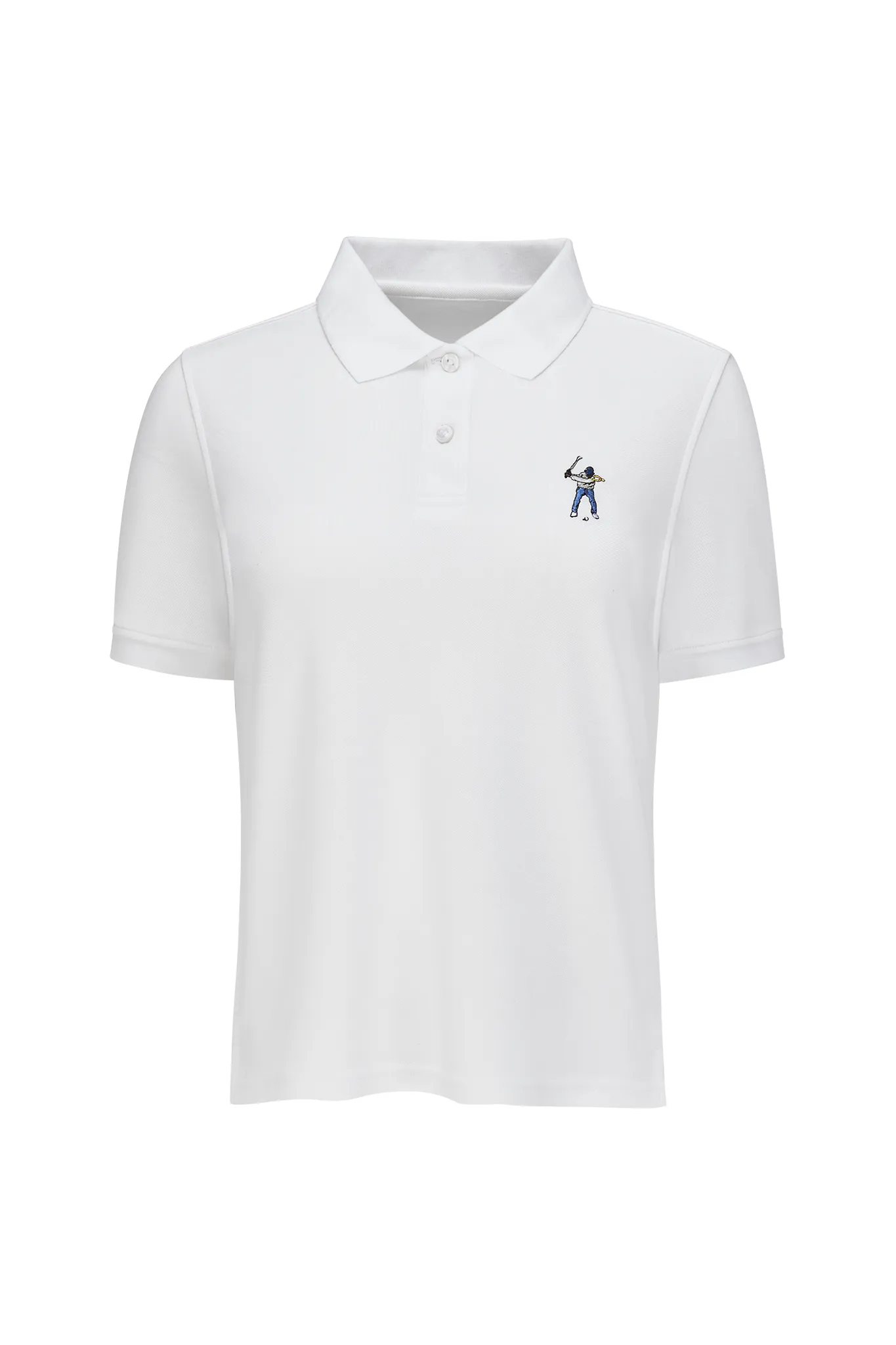 Bright White Women's Classic Pique Polo