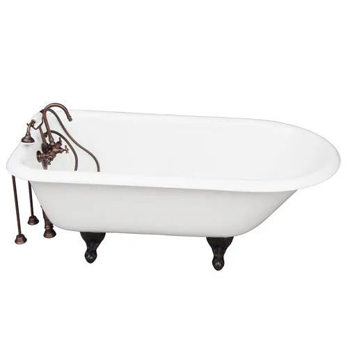 Brocton 65″ Cast Iron Roll Top Tub Kit – Oil Rubbed Bronze Accessories