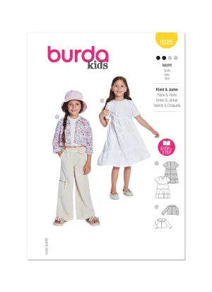 Burda Pattern B9225 Children's Jacket & Dress