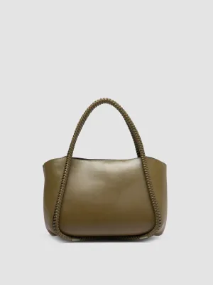 CABALA 101 - Green Leather Shoulder Bag