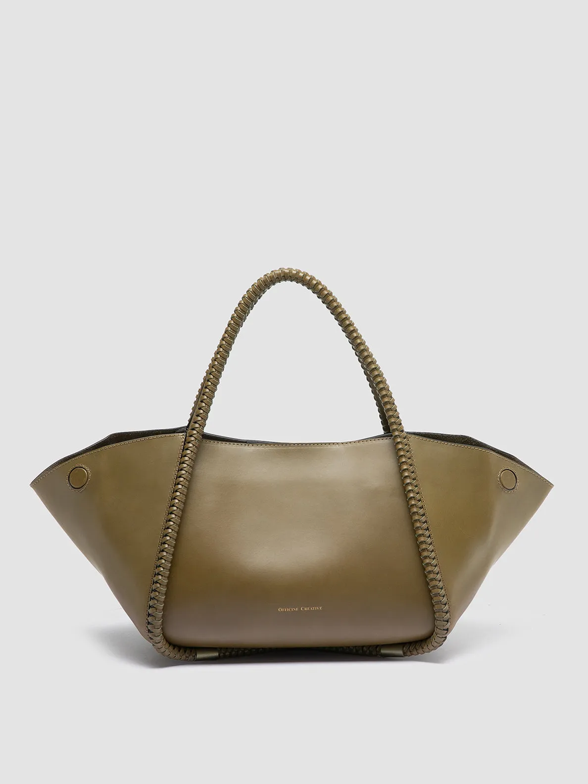 CABALA 101 - Green Leather Shoulder Bag