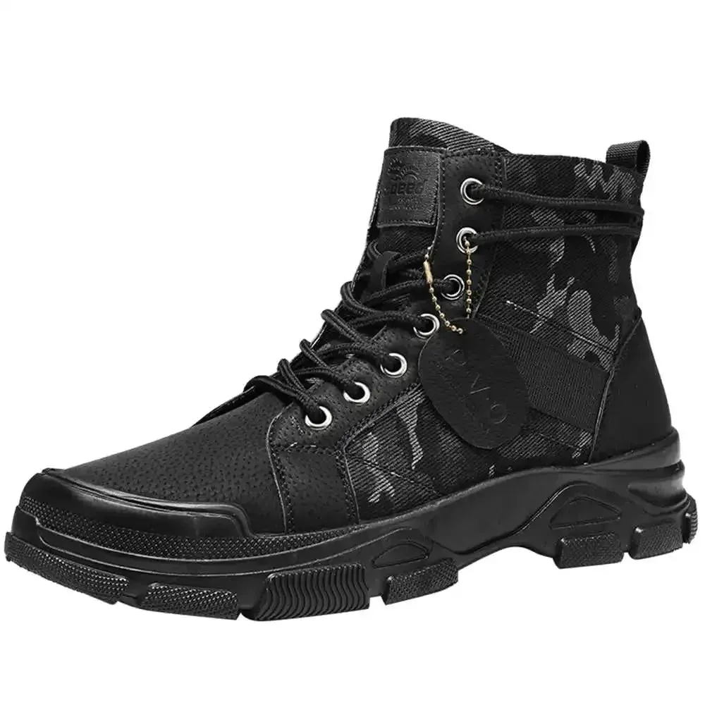 Camouflage High Top Canvas Boots - KA4850 Men's Casual Shoes