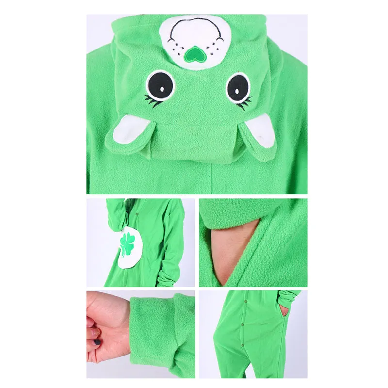 Cartoon Cute Funny Bear One-piece Pajamas Couples Comfortable Home Clothes