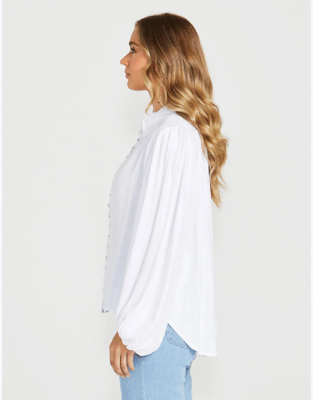 Chapel Trim Shirt - White