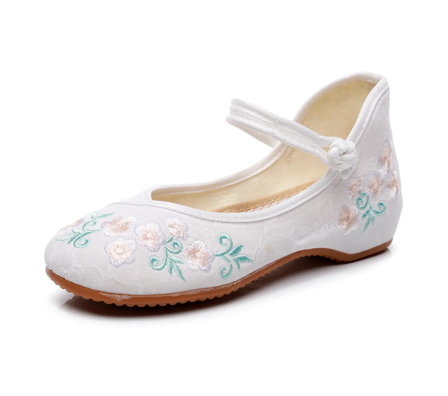 Clothing Versatile Embroidered Cotton And Linen Canvas Shoes