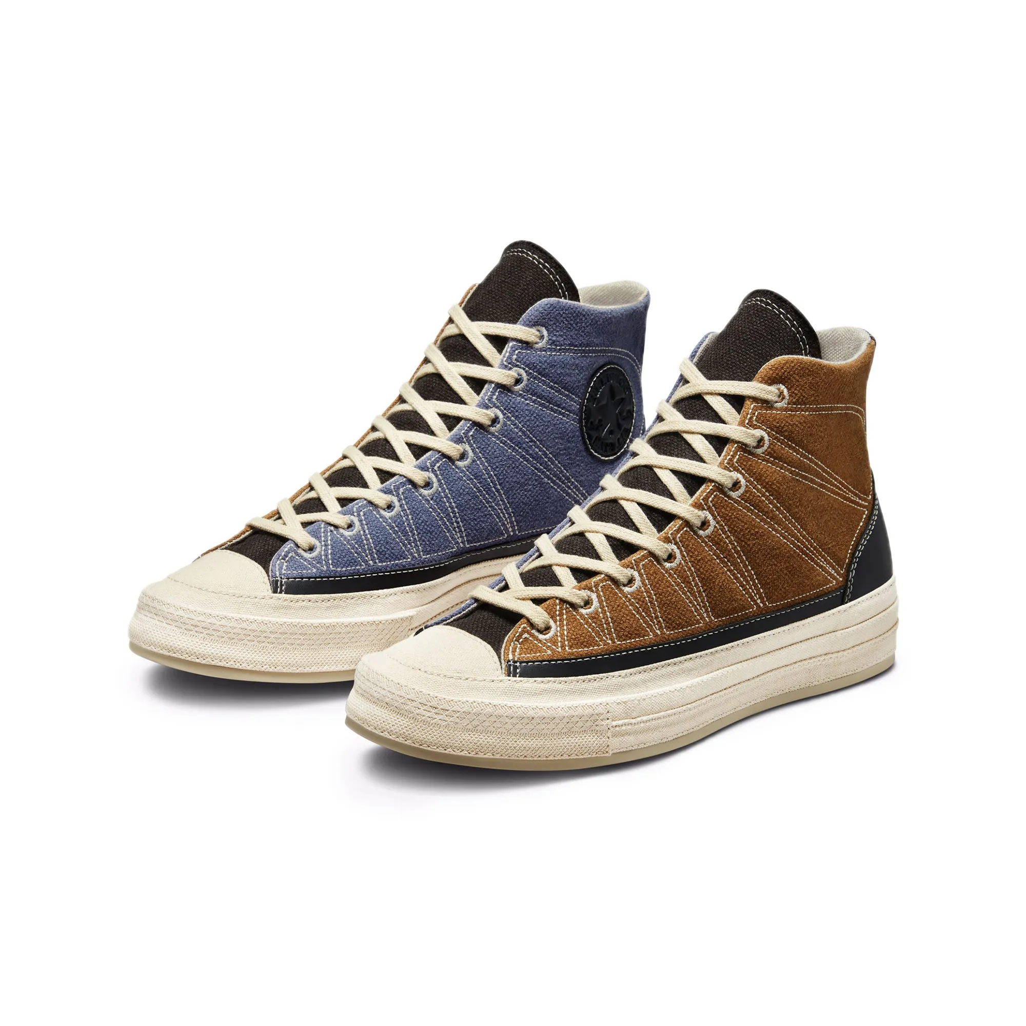 Converse Mens Chuck 70 Hi Shoes 'Brindle Brown/Steel'