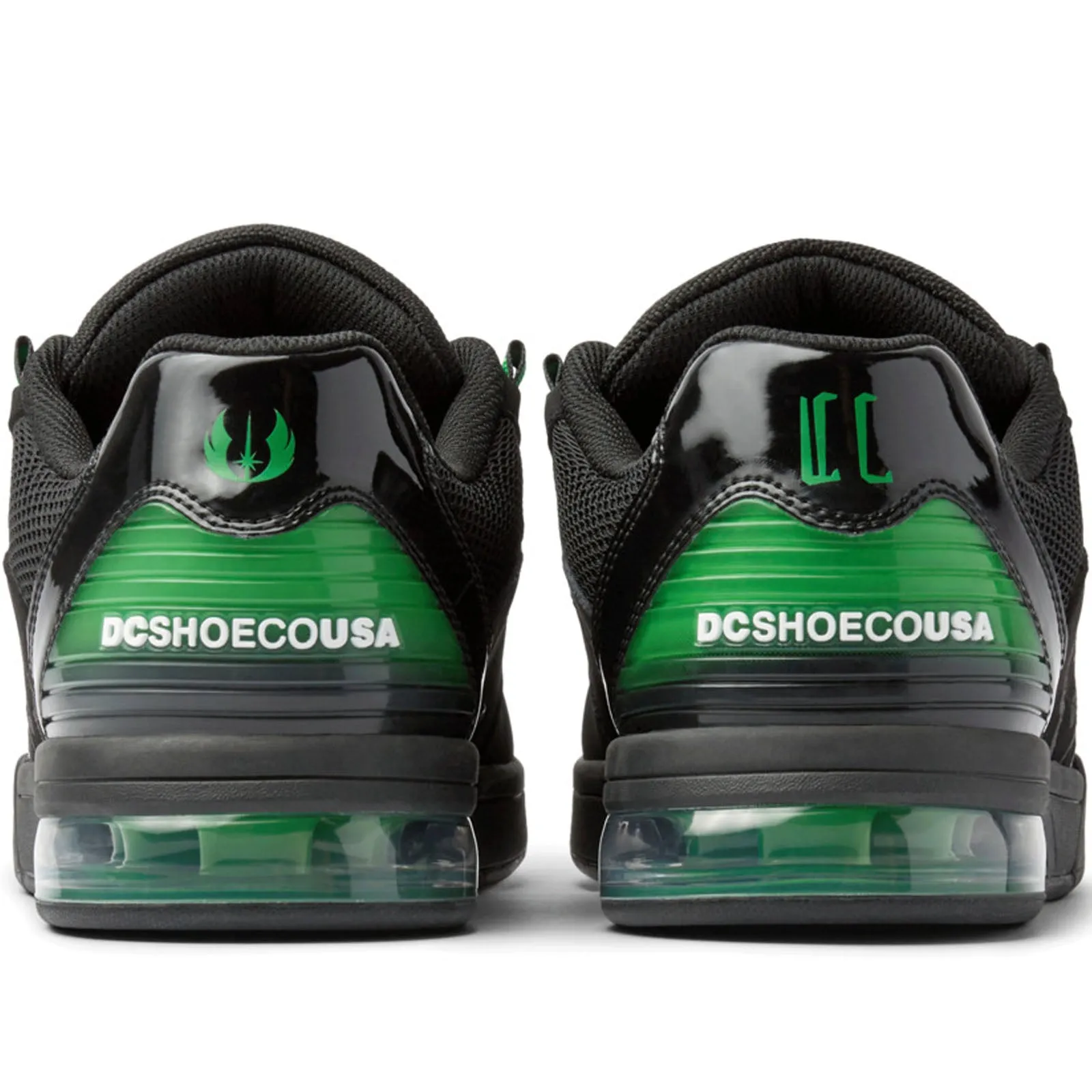 DC Shoes Mens Star Wars Versatile Low Rise Trainers - Black/Green