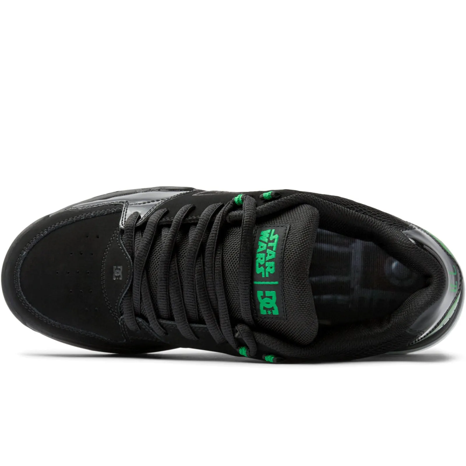 DC Shoes Mens Star Wars Versatile Low Rise Trainers - Black/Green