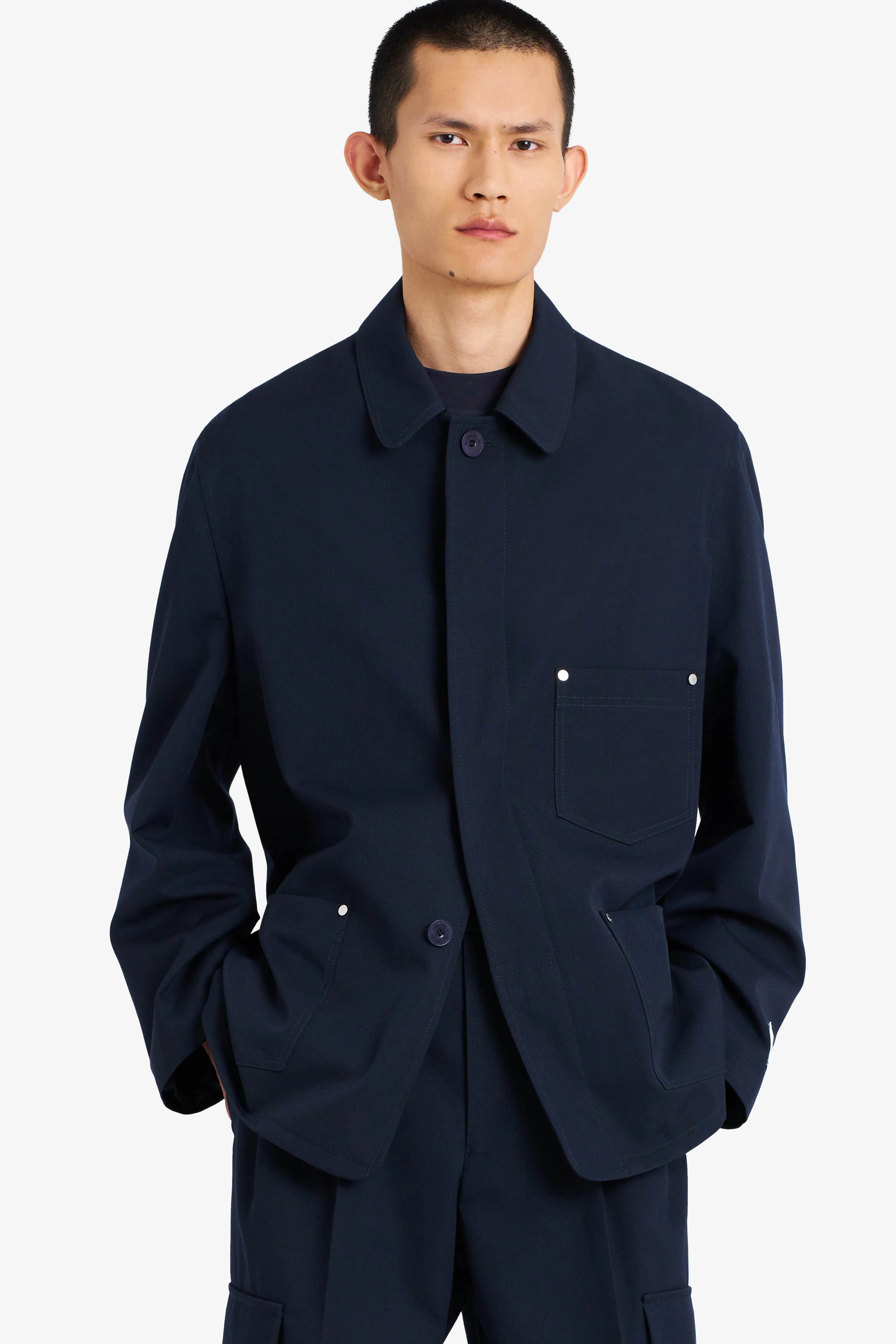 DRESSED UP WORKER JACKET NAVY