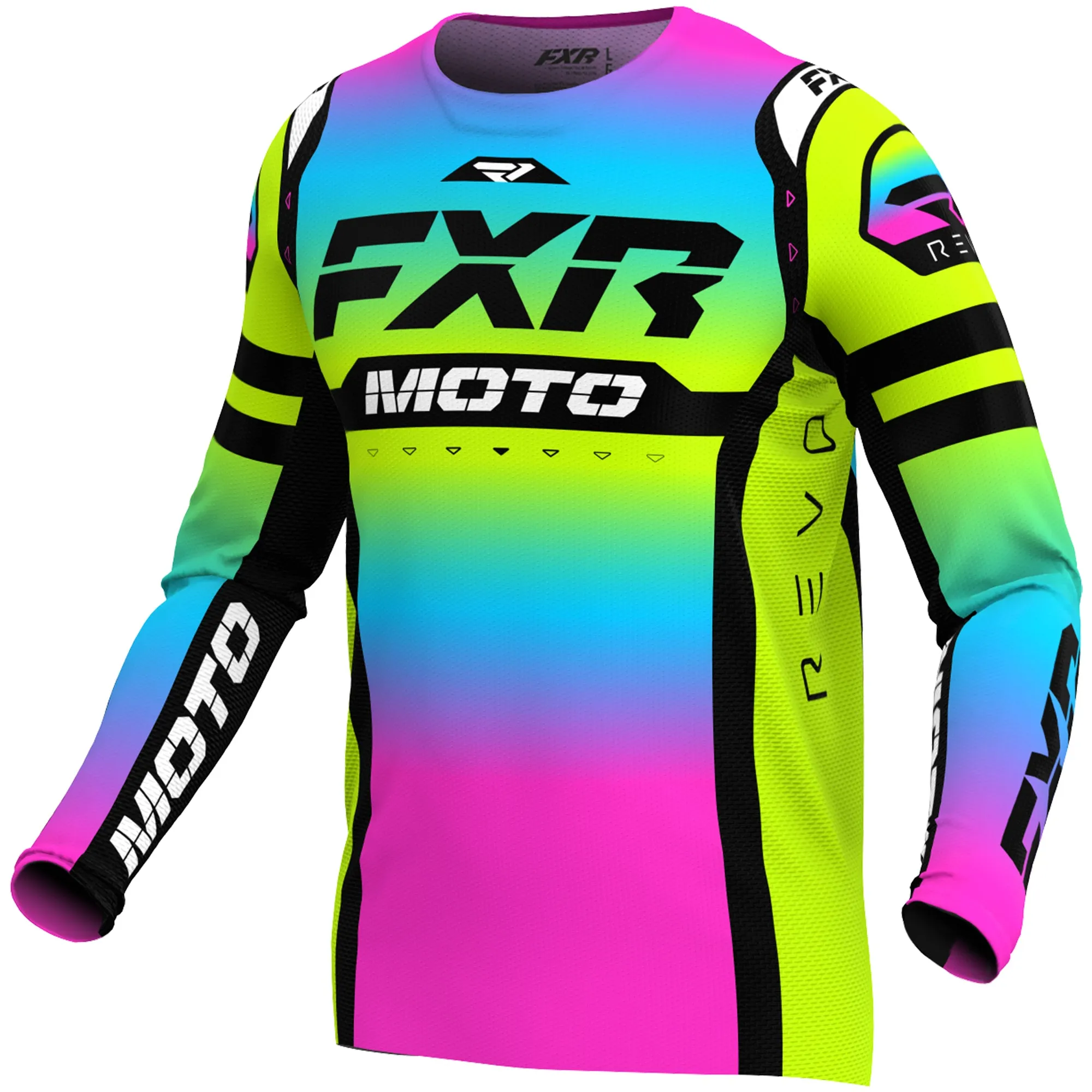 FXR  Revo Pro MX LE Jersey Lightweight Breathable Slim Fit Material Prism