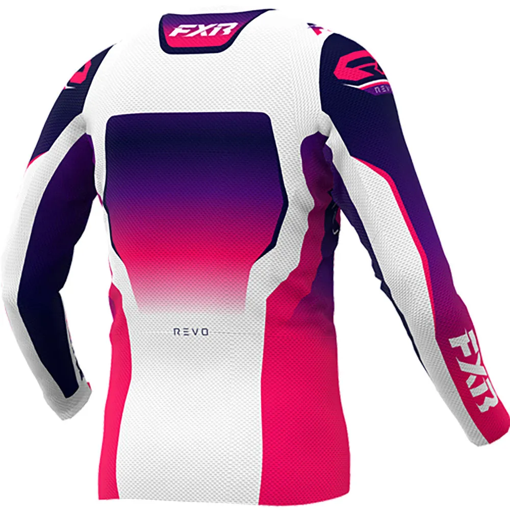 FXR Youth Revo MX Offroad Jersey Razz Pink