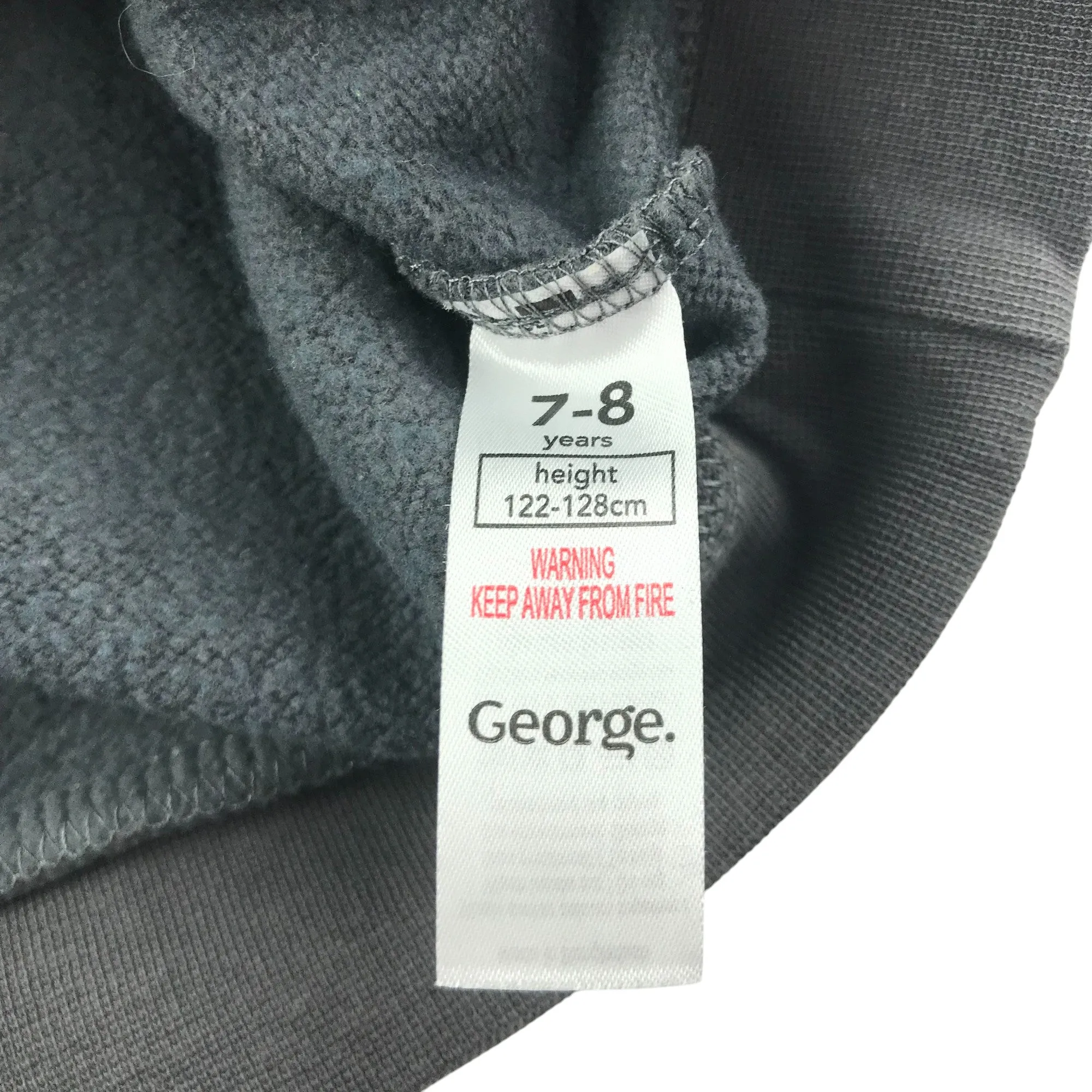 George sweater 7-8 years grey Pudsey Bear