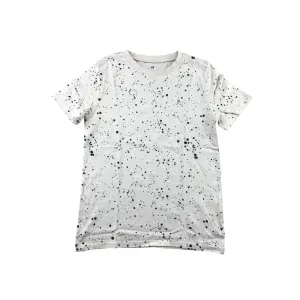 H&M t-shirt 8-10 years light sand colour splash pattern