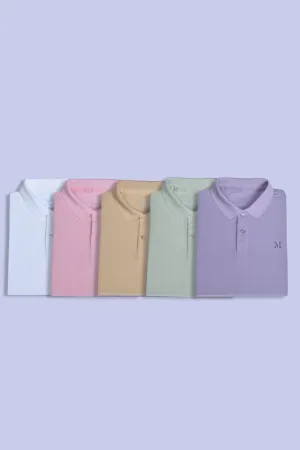 Holiday Polos Pack Of 5