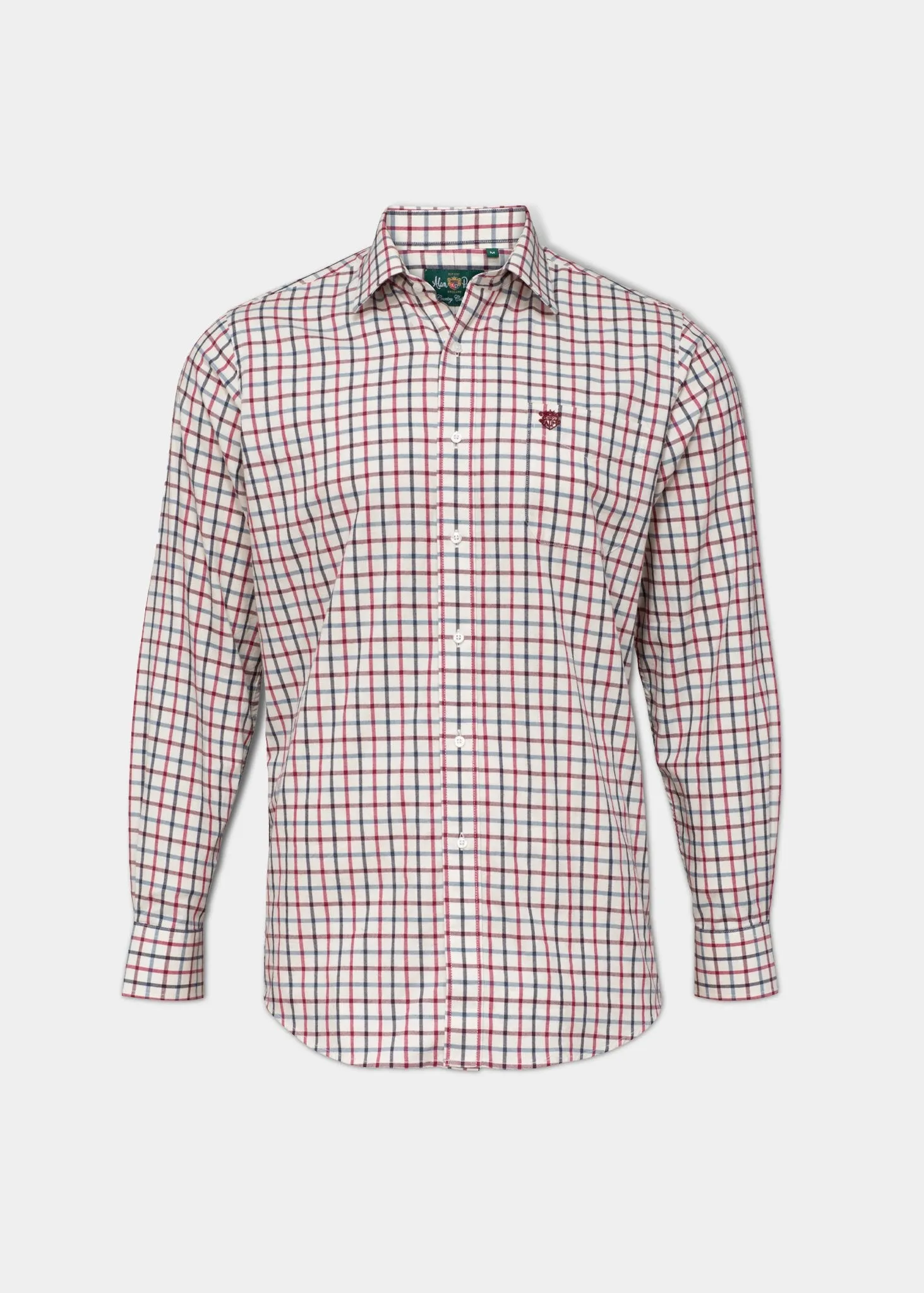 Ilkley Children's Country Check Shirt In Red