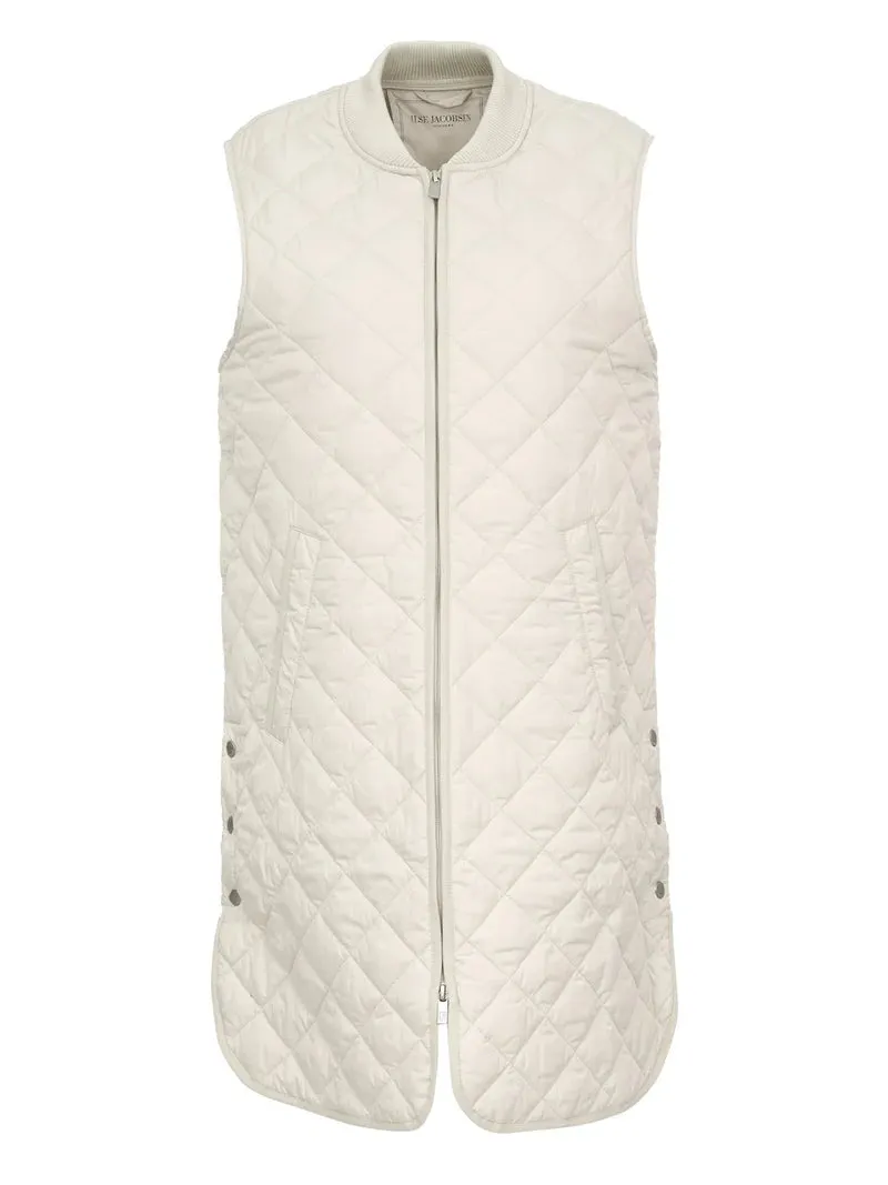 Ilse Jacobsen Padded Quilt Vest Cream