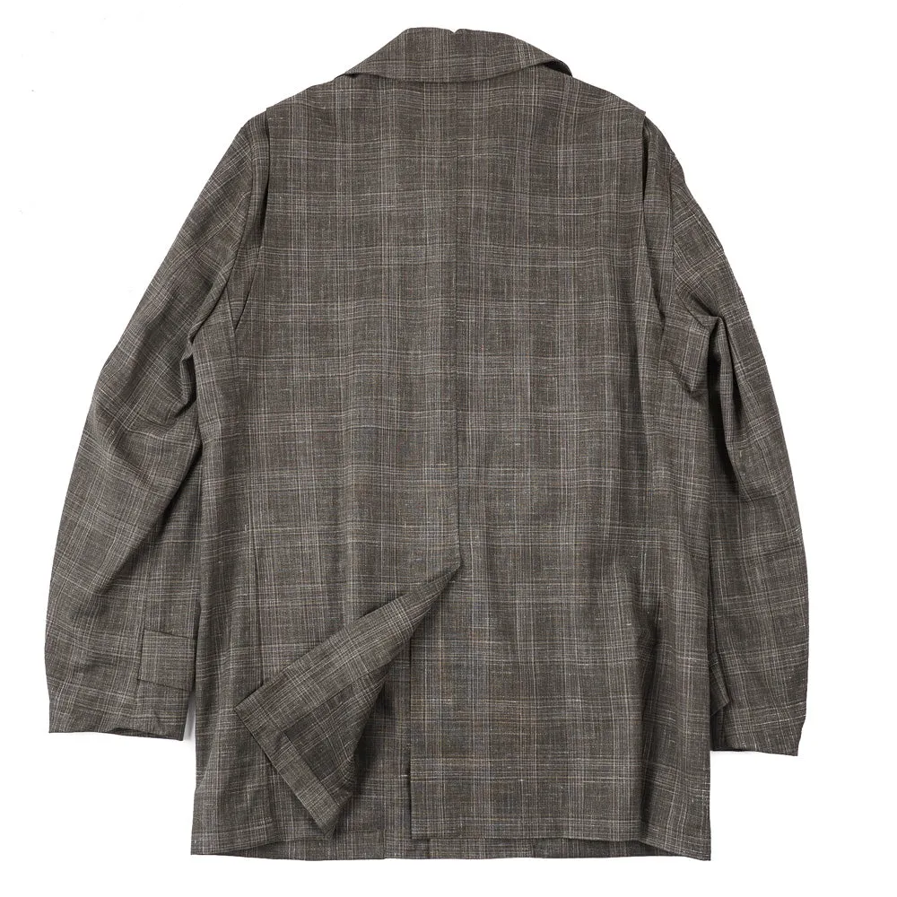 Isaia Lightweight Wool-Silk-Linen Coat