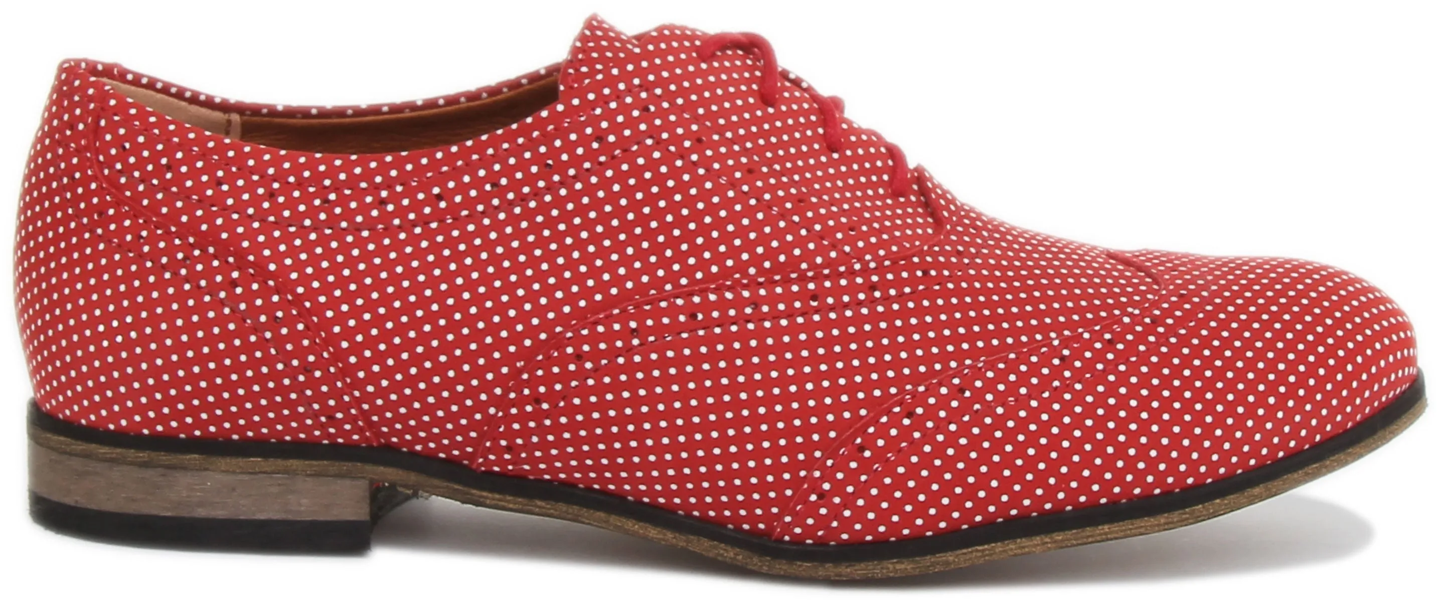 JUSTINREESS ENGLAND Kalina In Red Polka Dots For Women