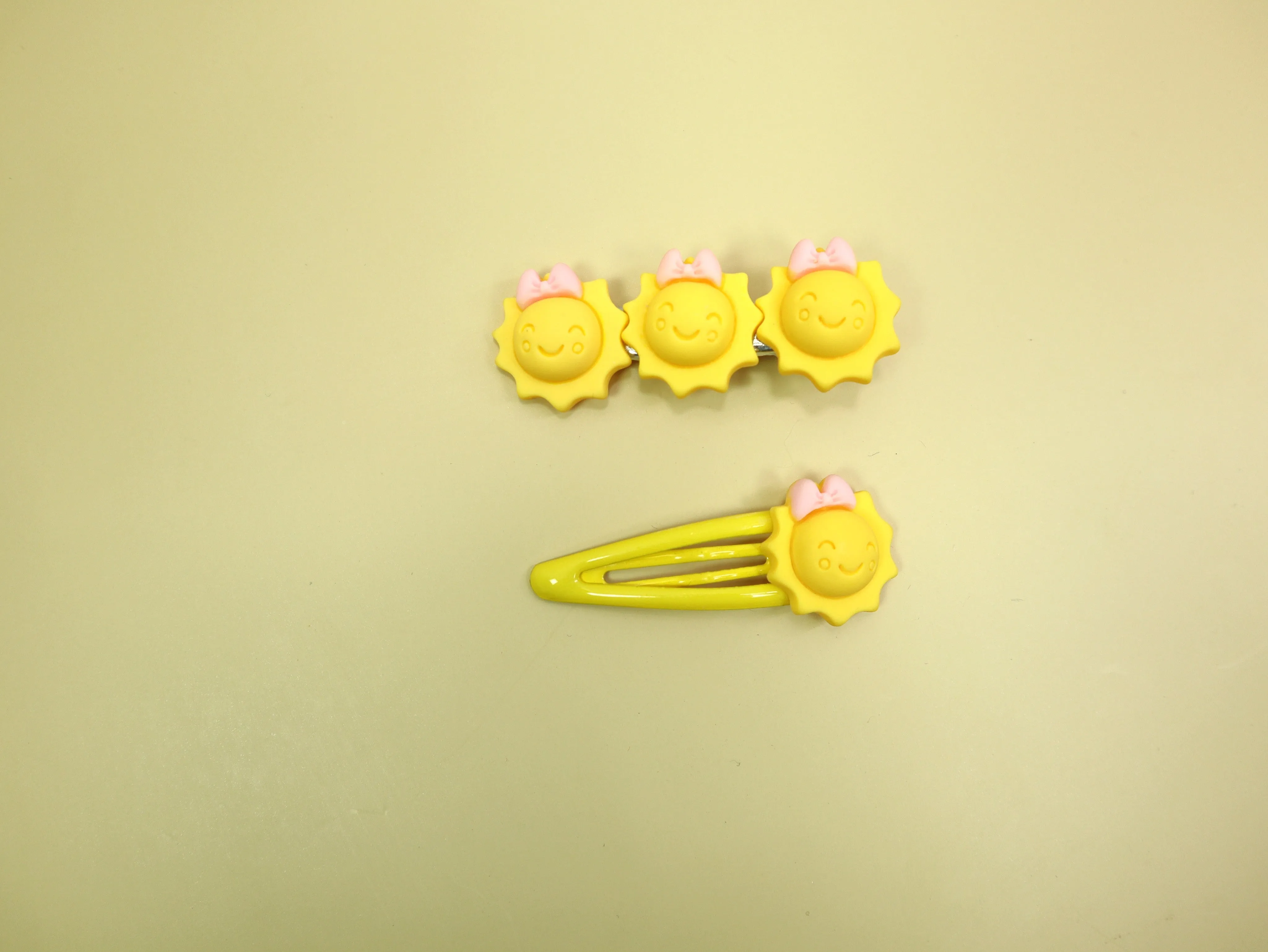 Kamule Polymer clay Character Hair Accessories set of 5-Yellow