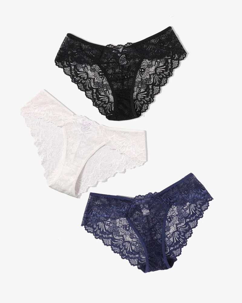 Lace Hipster Panties Breathable Panty