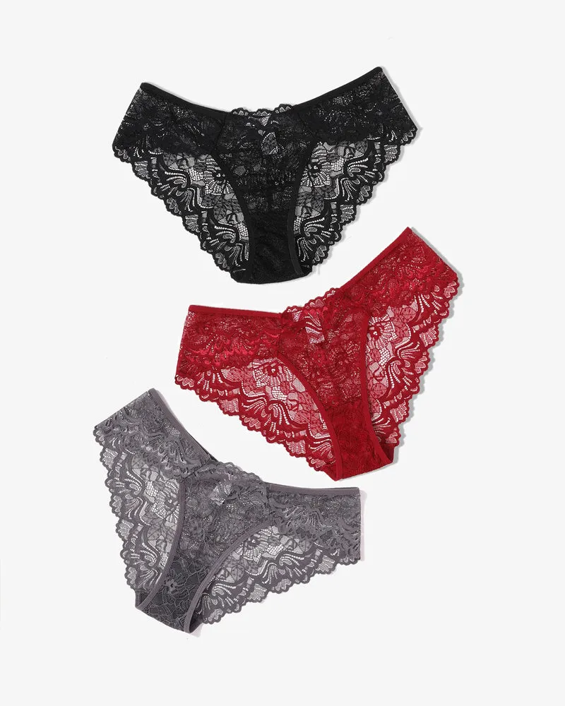 Lace Hipster Panties Breathable Panty