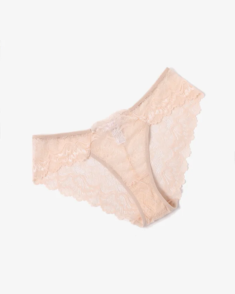 Lace Hipster Panties Breathable Panty