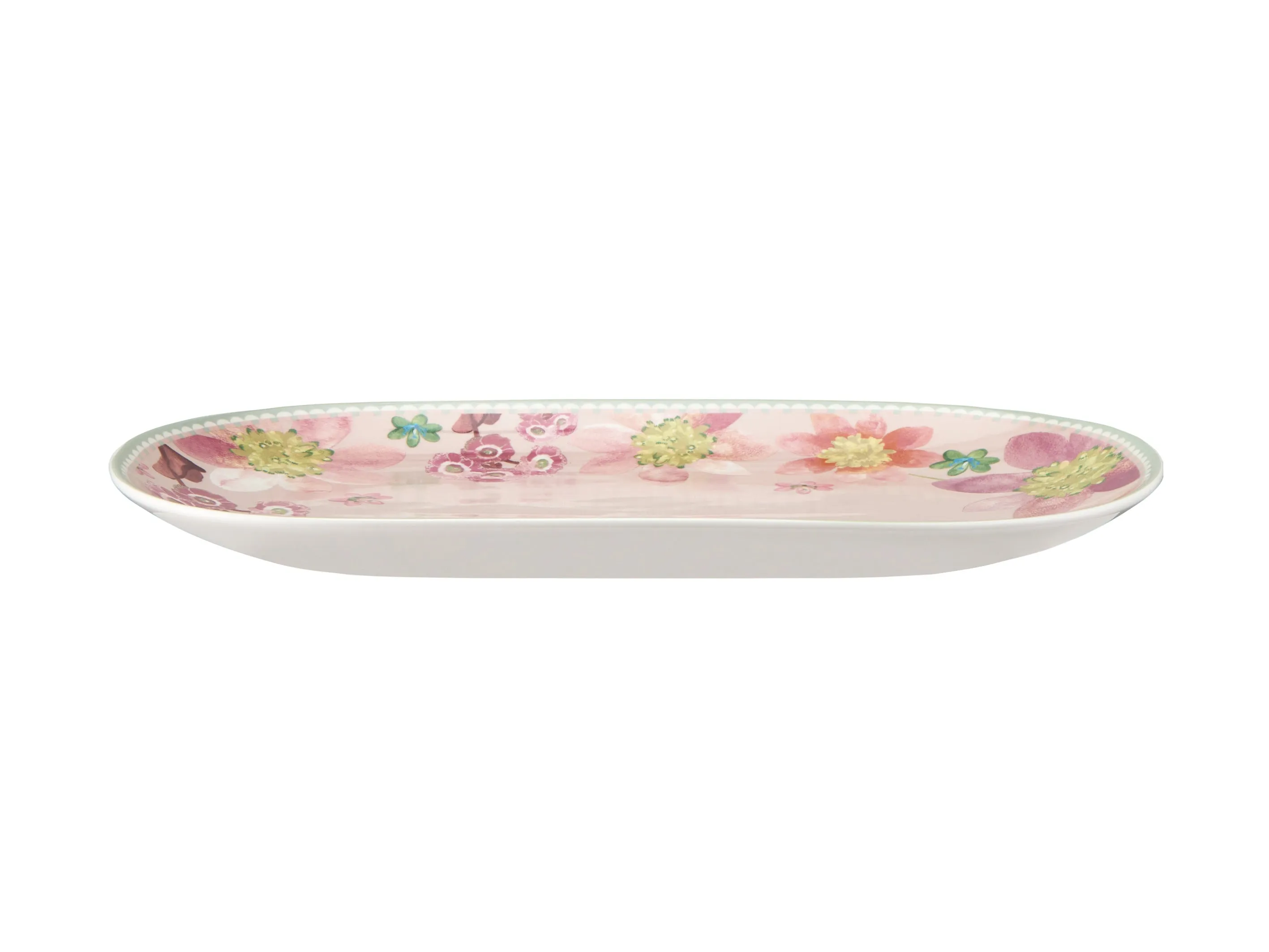 Maxwell & Williams Primula Oval Platter 37x23cm - Pink