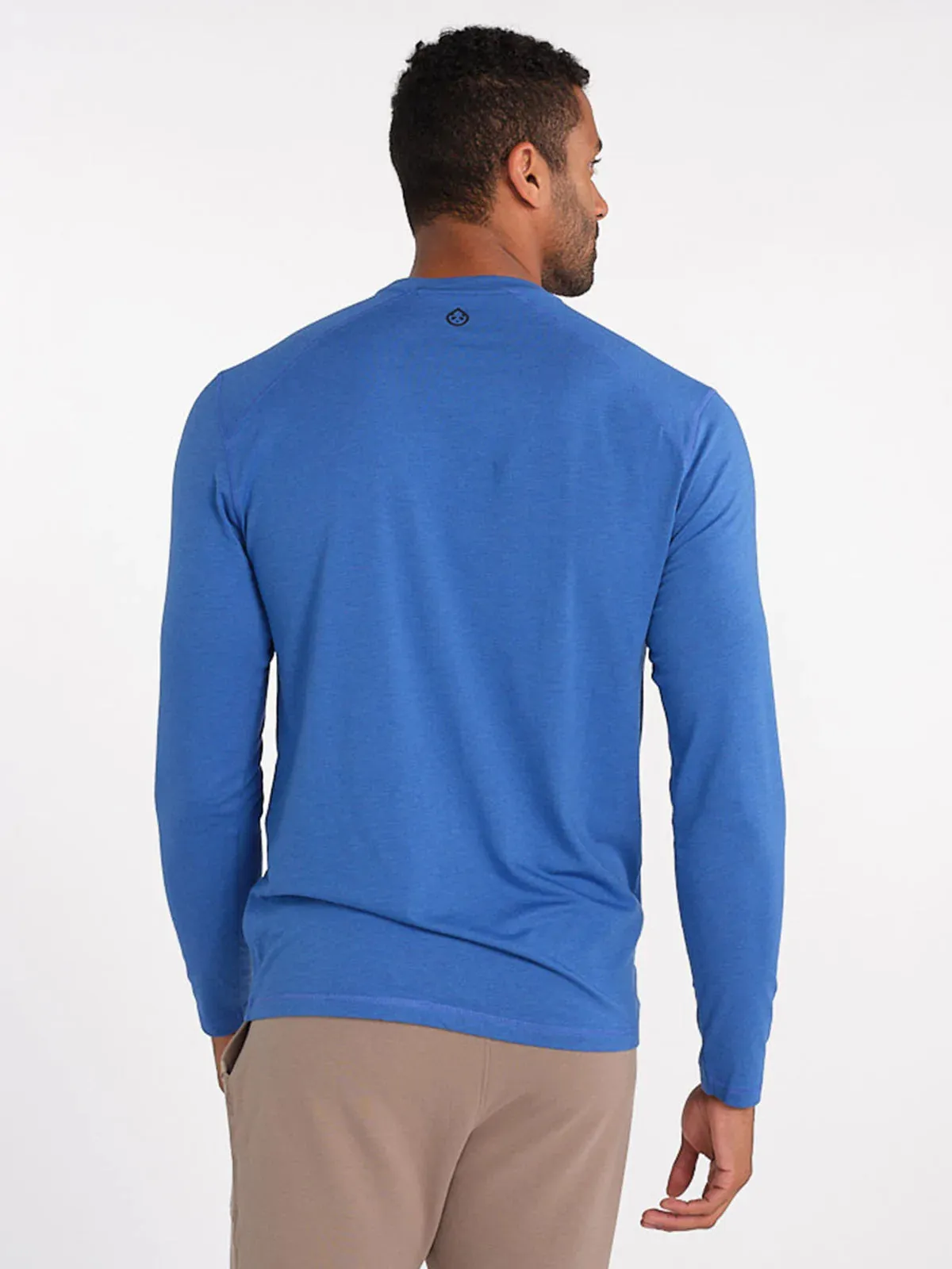 Men’s Carrollton Long Sleeve Fitness Tee (421 - Imperial Blue Heather)