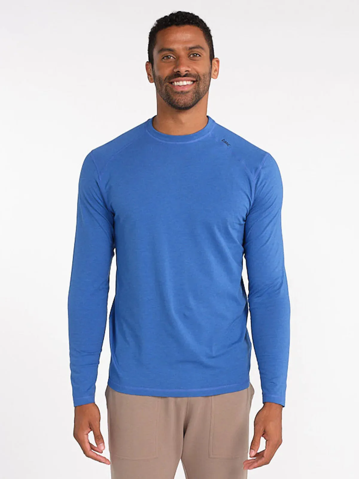 Men’s Carrollton Long Sleeve Fitness Tee (421 - Imperial Blue Heather)