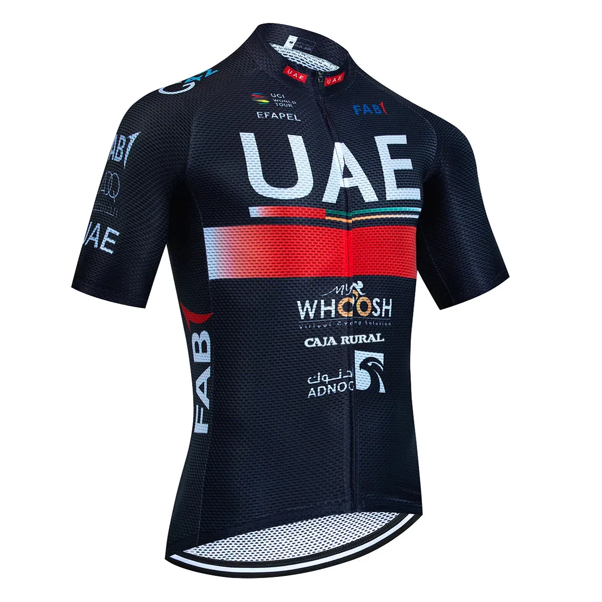 New 2024 Cycling Clothing UAE Team Cycling Jersey Men Summer Road Bike Maillot Vest Ropa Ciclismo Breathable Bicycl Tshirt