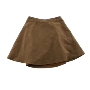 New Look 915 Skirt 10-11 Years Light Brown Plain Thin Waistband