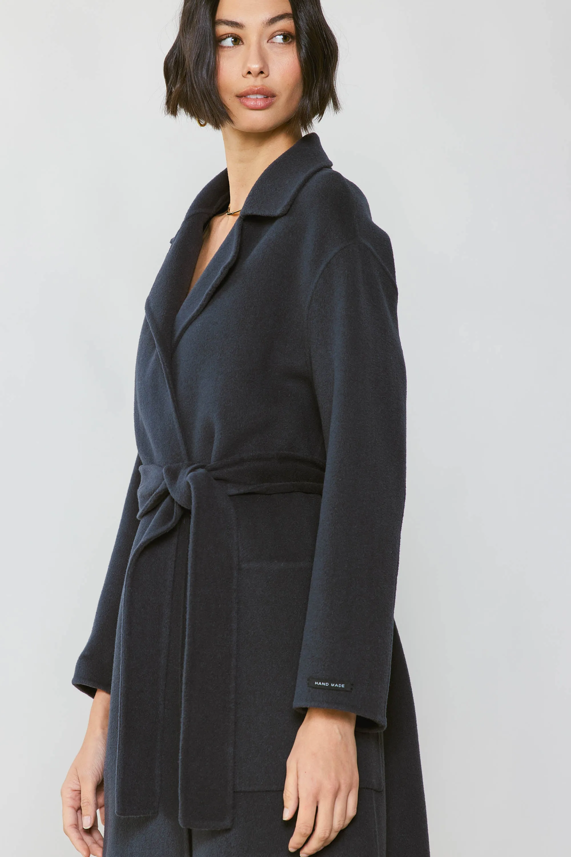 Oversized Belted Wool Coat