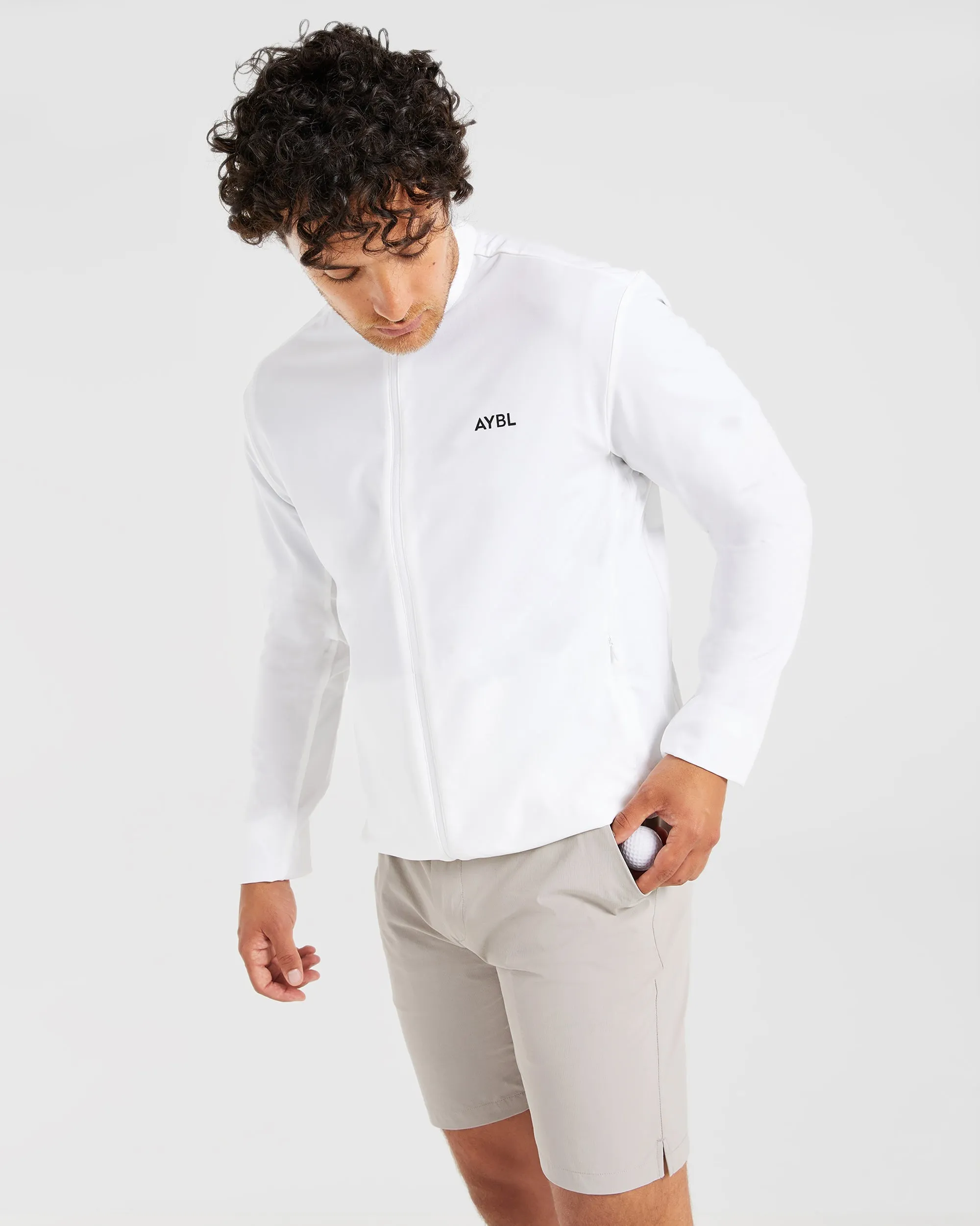 Performance Lightweight Windbreaker - White