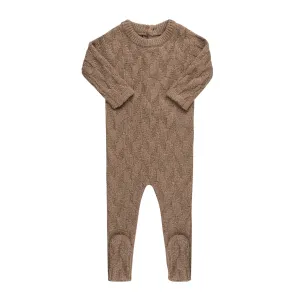 Pippin Coffee Jigsaw Knit Outfit