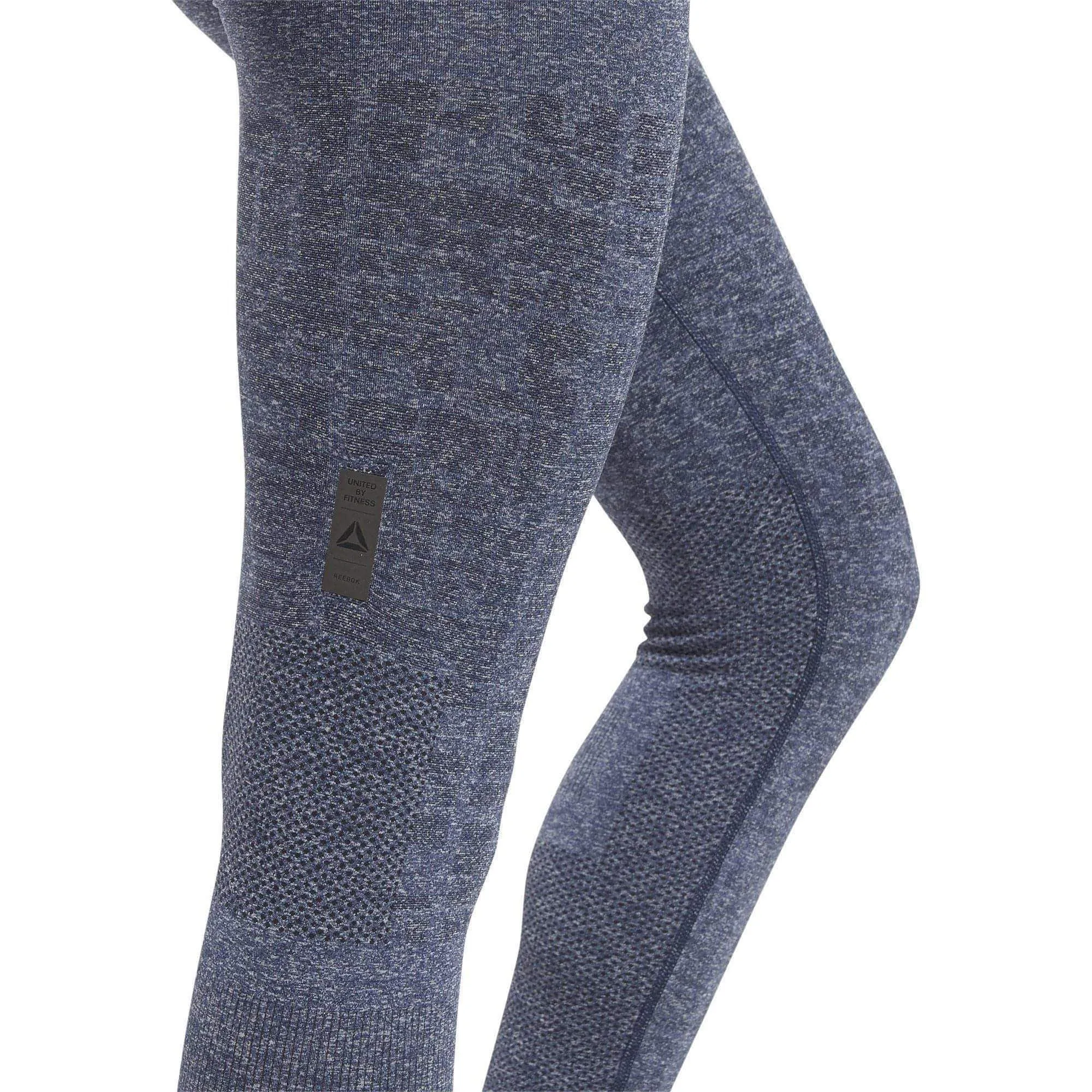 Reebok United By Fitness MYOKNIT Seamless Womens 7/8 Training Tights - Navy