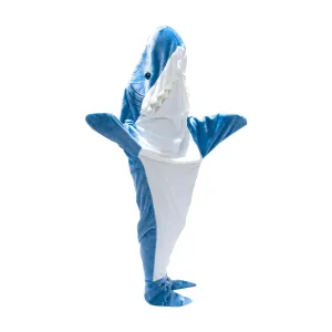 SAZ DEKOR Shark Blanket Parties Plush Funny Clothing Comfortable Cosplay Shark Costume M