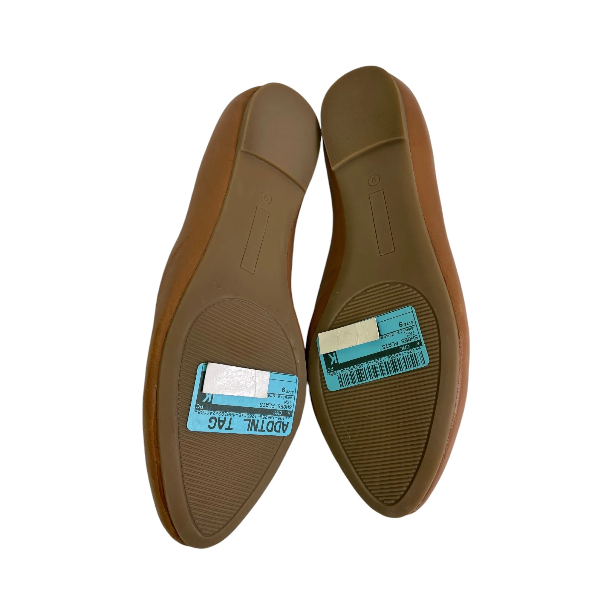 Shoes Flats By Amelia Grace In Tan, Size:9